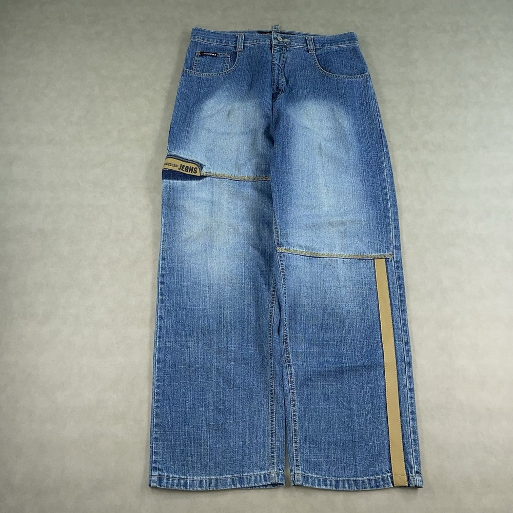 Vintage Y2K Southpole Baggy Jeans 36x34 Jnco Style Skate Grunge Hip Hop Logo